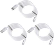 🔌 magic cable: 3 pack magnetic charging cable for iphone/samsung/ipad - nano data cables логотип