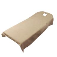 🐪 camel soft sheets for beauty massage treatment: spa massage bed cover with hole logo