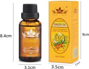 img 3 attached to 🌿 Ownest 5 Pack Ginger Massage Oil - 100% Pure Natural Lymphatic Drainage Ginger Oil for Spa Massage, Cold Repelling and Relaxation - 30ml, Active Oil