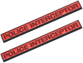 img 4 attached to EmbRoom Police Interceptor Emblem Exterior Accessories