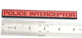 img 1 attached to EmbRoom Police Interceptor Emblem Exterior Accessories