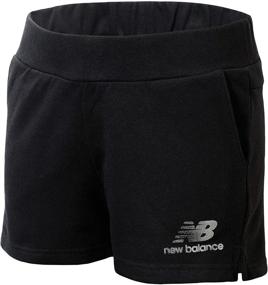 img 1 attached to 2 упаковки легких легких спортивных шорт для девочек от New Balance (для крупной девочки) - идеально подходят для активной одежды