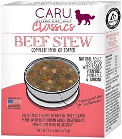 img 2 attached to Caru Real Beef Stew for Dogs: Natural Adult Wet Dog 🐶 Food with Added Vitamins & Minerals, Grain-Free & Gluten-Free - Pack of 12