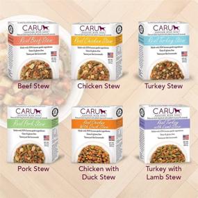 img 1 attached to Caru Real Beef Stew for Dogs: Natural Adult Wet Dog 🐶 Food with Added Vitamins & Minerals, Grain-Free & Gluten-Free - Pack of 12