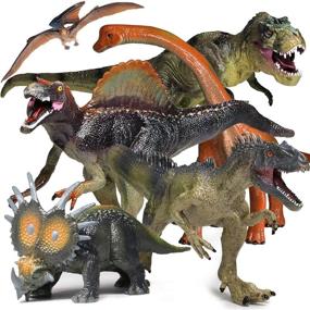 img 4 attached to 🦖 Пижамы в виде динозавров - реалистичные фигурки в качестве подарков на день рождения