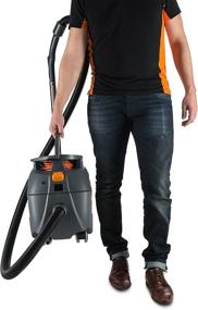 img 3 attached to 🧹 Taski Aero 15 Plus Canister Dry Vacuum Cleaner, 4-gallon Capacity, Grey/Orange