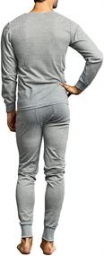 img 2 attached to 🔥 Ultimate Comfort and Warmth: Men's Two Piece Long Johns Thermal Underwear Set