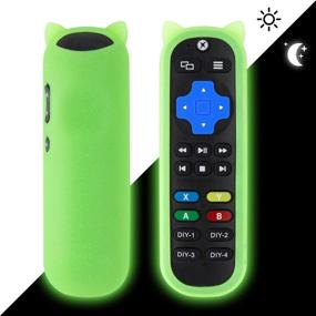 img 3 attached to 🎮 Enhanced Xbox One/S/S Remote Control: Standard IR Learning Remote with Glow-in-Dark Green Case (Remote+Green Case)