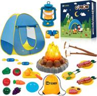 🔥 mitcien campfire marshmallow pretend play for camping logo