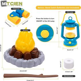 img 2 attached to 🔥 MITCIEN Campfire Marshmallow Pretend Play for Camping