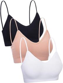 img 4 attached to Boao Seamless Camisole Bandeau Elastic Women's Clothing