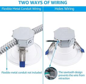 img 2 attached to 💡 Torchstar Recessed Lighting Retrofit Downlight: High-Quality Industrial Electrical Components for Lighting