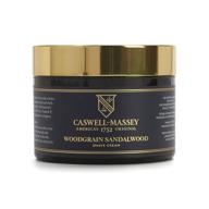 🪔 all-natural sandalwood shaving cream by caswell-massey - made in usa, 8 oz jar logo