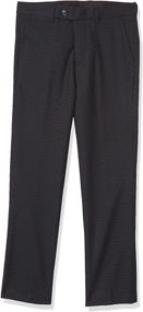img 3 attached to 👖 Isaac Mizrahi Boys' Slim Fit Gingham Trousers
