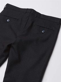img 2 attached to 👖 Isaac Mizrahi Boys' Slim Fit Gingham Trousers