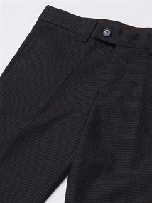 img 1 attached to 👖 Isaac Mizrahi Boys' Slim Fit Gingham Trousers