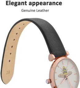 img 2 attached to 👜 WOCCI Elegant Genuine Leather Replacement Strap: A Perfect Blend of Style and Durability