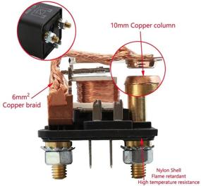 img 1 attached to 🚗 ESUPPORT RL180 WM686 Heavy Duty 12V 120A Relay for Car Truck Boat Marine Split Charging