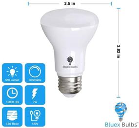 img 2 attached to 💡 5000K Equivalent BR20 Bulb Pack