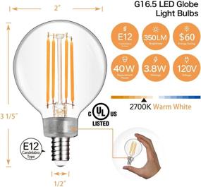 img 3 attached to 💡 Omibrite G16 5 Replacement Bulb for Candelabra