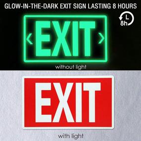 img 2 attached to 🌟 Glow-in-the-Dark Signs Decals Photoluminescent Stickers