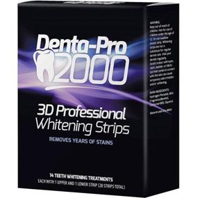 img 3 attached to 🦷 DentaPro2000 Fast-Acting Home Teeth Whitening Strips - 28 Strips - Instant Visible Results!
