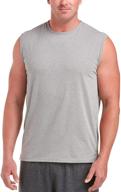 💪 an unbeatable performance: amazon essentials performance cotton muscle shirts for men logo