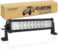 🚤 12 14 inch 72w spot flood led light bar for boat 4wd jk wrangler suv atv pickup truck ford gmc, dc 12v 24v - auxtings logo