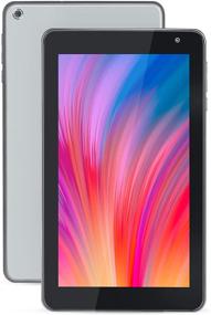 img 4 attached to 📱 HAOVM 7 Inch Android 11.0 Tablet - MediaPad P7S, Quad-Core 1.4GHz Processor, 2GB RAM, 32GB Storage, Dual Camera, 1024 x 600 IPS HD Display Screen, Expandable to 128GB, 5.0 WiFi, Bluetooth 5.0, Non-Scratch Glass Back