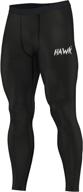 🏋️ hawk sports compression pants for men - base layer running workout muay thai jiu jitsu mma bjj spats leggings tights logo