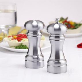 img 3 attached to 🍽️ Enhanced Chef Specialties 5 Inch Westin Pepper Mill & Salt Shaker Set