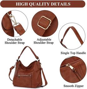 img 1 attached to RAVUO Handbags Designer Handbag Top Handle Women's Handbags & Wallets for Hobo Bags