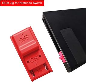 img 3 attached to 🎮 Nintendo Switch Joy-Con Jig Dongle - RCM Tool for NS Recovery Mode, Archive Modification & Simulator Playability (Red)