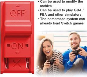 img 1 attached to 🎮 Nintendo Switch Joy-Con Jig Dongle - RCM Tool for NS Recovery Mode, Archive Modification & Simulator Playability (Red)