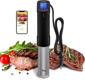 img 4 attached to 🔥 Inkbird ISV-100W WIFI Sous Vide Precision Cooker - 1000 Watts Immersion Circulator Machine with Thermal Immersion Sous Vide Recipes & APP (American Standard)