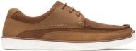 hush puppies tobia leather cognac logo