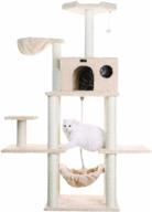 aeromark international armarkat mult-level cat tree hammock bed review: a6901, beige, 69'' height - the ultimate climbing center for cats and kittens logo