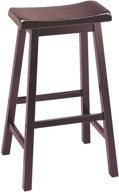 🪑 acme gaucho bar stool (set of 2) - walnut - 29-inch seat height logo