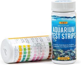 img 4 attached to 🐠 Milliard 7-in-1 Aquarium Test Strips - 100 Count | For Freshwater & Saltwater Tanks