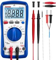 🔧 etekcity a1000 professional digital multimeter - trms 6000 counts, auto/manual ranging, measure voltage, current, resistance, frequency, continuity, capacitance, diode test, temperature logo