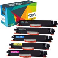 🖨️ do it wiser high-yield toner set compatible with hp 130a cf350a for laserjet pro color mfp m176, m177, m177fw printers - black cyan magenta yellow, pack of 5 logo
