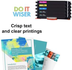 img 3 attached to 🖨️ Do it Wiser High-Yield Toner Set Compatible with HP 130A CF350A for Laserjet Pro Color MFP M176, M177, M177fw Printers - Black Cyan Magenta Yellow, Pack of 5