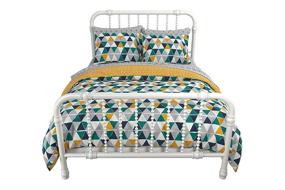 img 3 attached to 🛏️ Complete your bedroom with the Little Seeds Jax 7 Piece Full Bedding Set