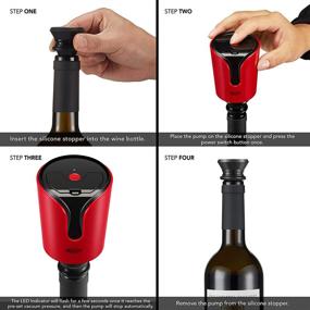 img 3 attached to 🍷 SINCHI 6-Pack Silicone Wine Stoppers – Extend Wine Freshness up to 10 Days (Vacuum Pump Not Included)