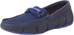 img 4 attached to SWIMS Sporty Bit Loafer Navy Men's Shoes