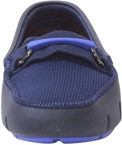 img 3 attached to SWIMS Sporty Bit Loafer Navy Men's Shoes