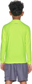 img 2 attached to 👕 TSLA UPF 50+ Long Sleeve Rash Guard for Boys - High UV Sun Protection Swimwear Shirt for Water Activities, Surfing, and Swimming