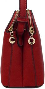 img 3 attached to 👜 Stylish Solene WU040NC Red Women's Crossbody Handbags with Wallets