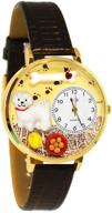 whimsical watches unisex g0130010 leather logo