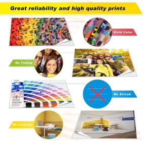 img 3 attached to 🖨️ v4ink Remanufactured Epson 702XL Ink Cartridges - 4 Pack for Workforce Pro WF-3720 WF-3733 WF-3730 Printer